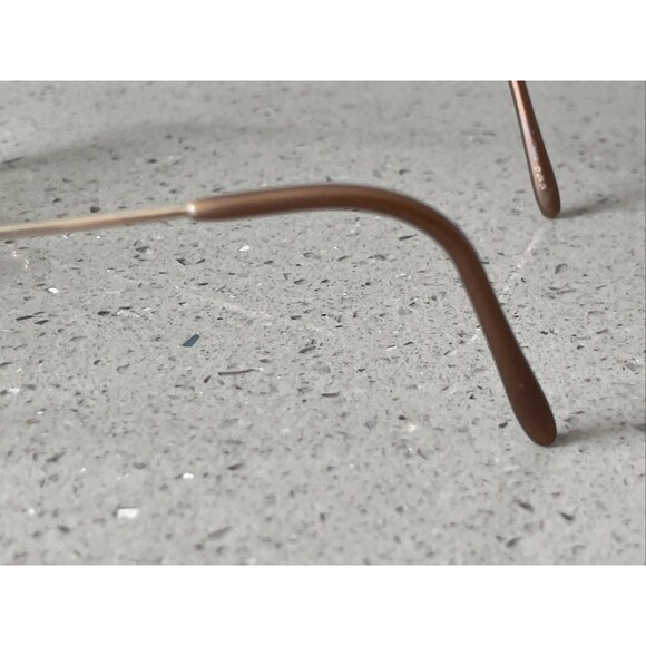 TI Flex T1512 1512 Caramel Eyeglasses Frames ONLY 48-18-135 Oval full rim gold - Picture 5 of 12